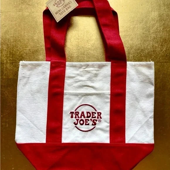 Trader Joe's Mini Canvas Tote Bag