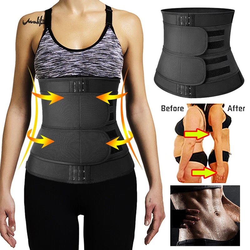 Double Belt Waist Trainer Corset for Men & Women