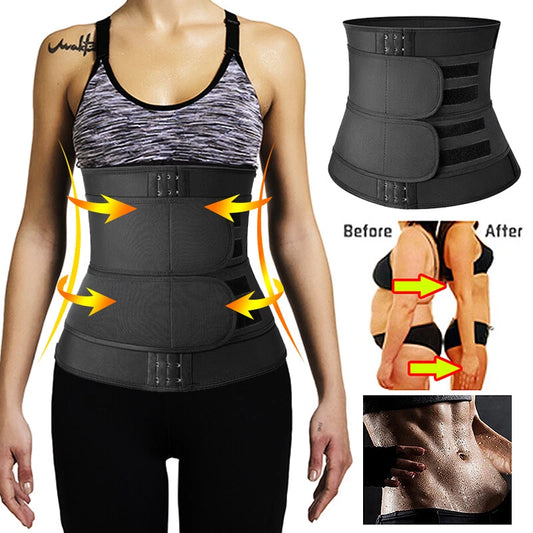 Double Belt Waist Trainer Corset for Men & Women