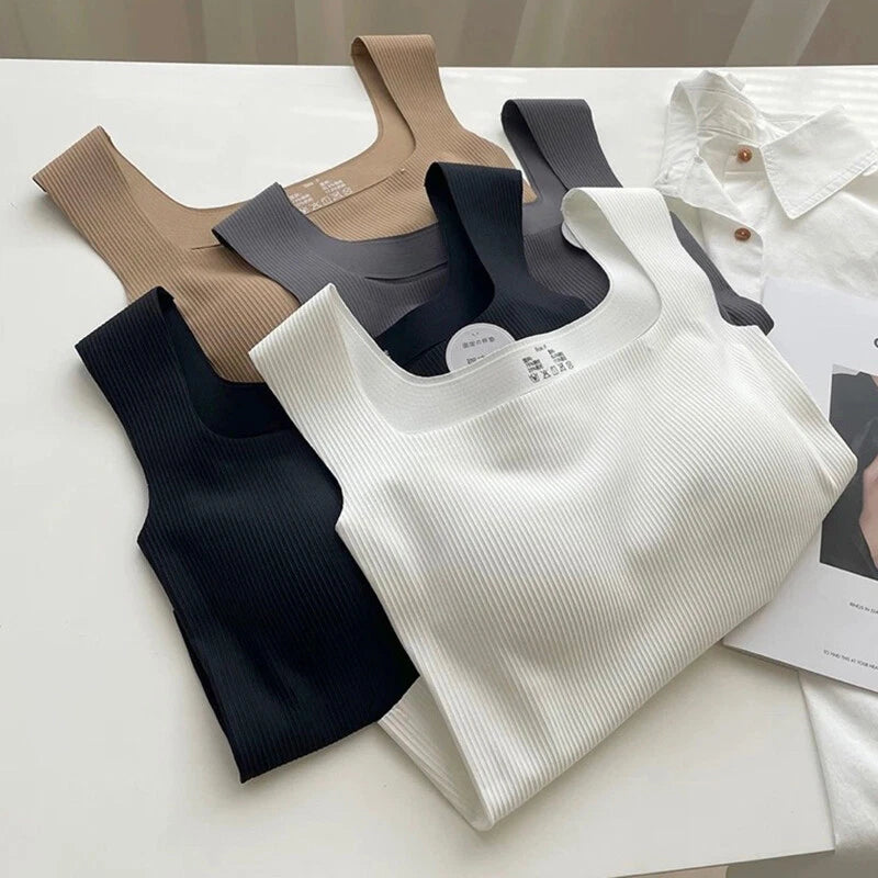 Seamless Padded Camisole – All-in-One Comfort, Support & Style!
