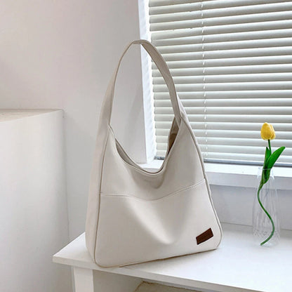 Simple Elegant Soft Leather Shoulder Bag