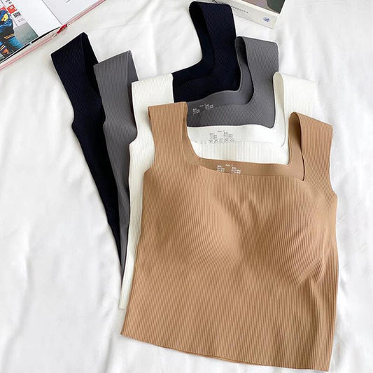 Seamless Padded Camisole – All-in-One Comfort, Support & Style!