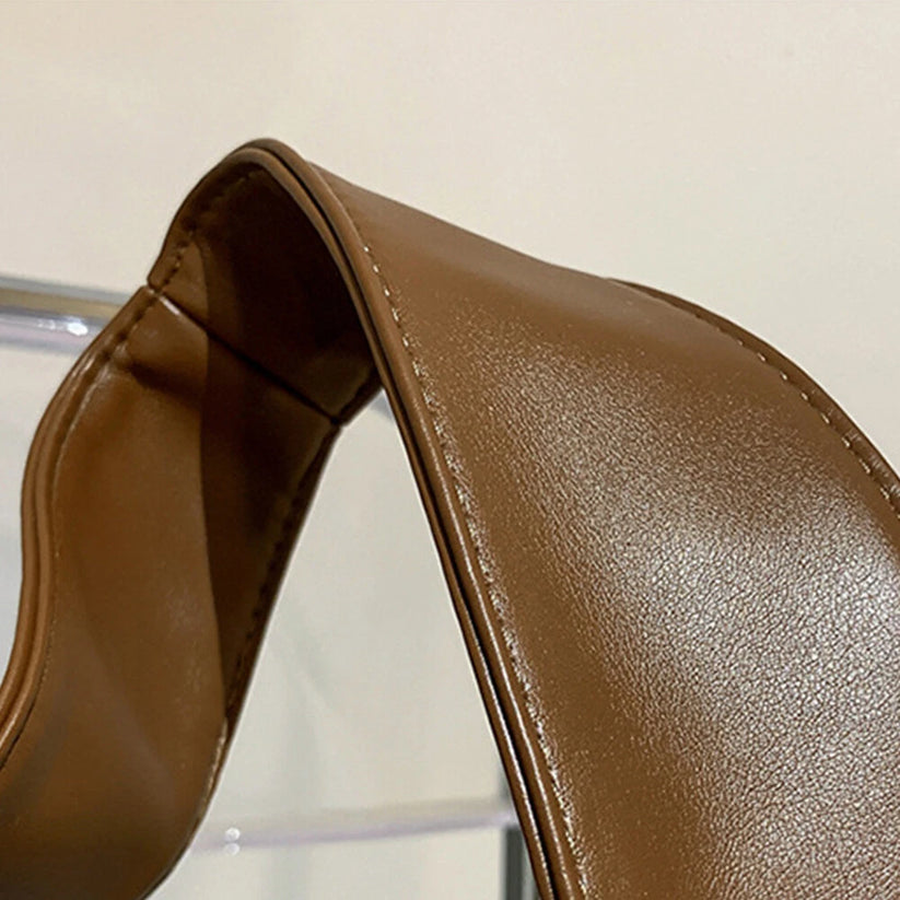 Simple Elegant Soft Leather Shoulder Bag