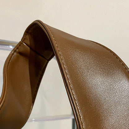 Simple Elegant Soft Leather Shoulder Bag
