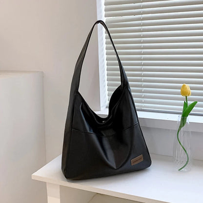 Simple Elegant Soft Leather Shoulder Bag