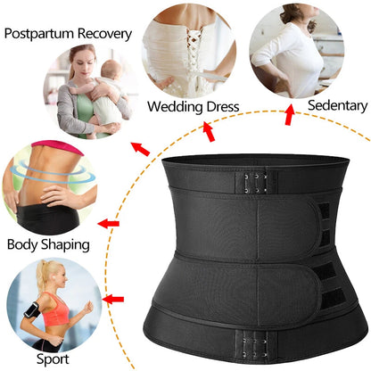 Double Belt Waist Trainer Corset for Men & Women
