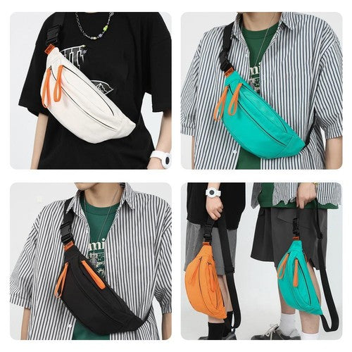 Nylon Crossbody Belt Waist Bag