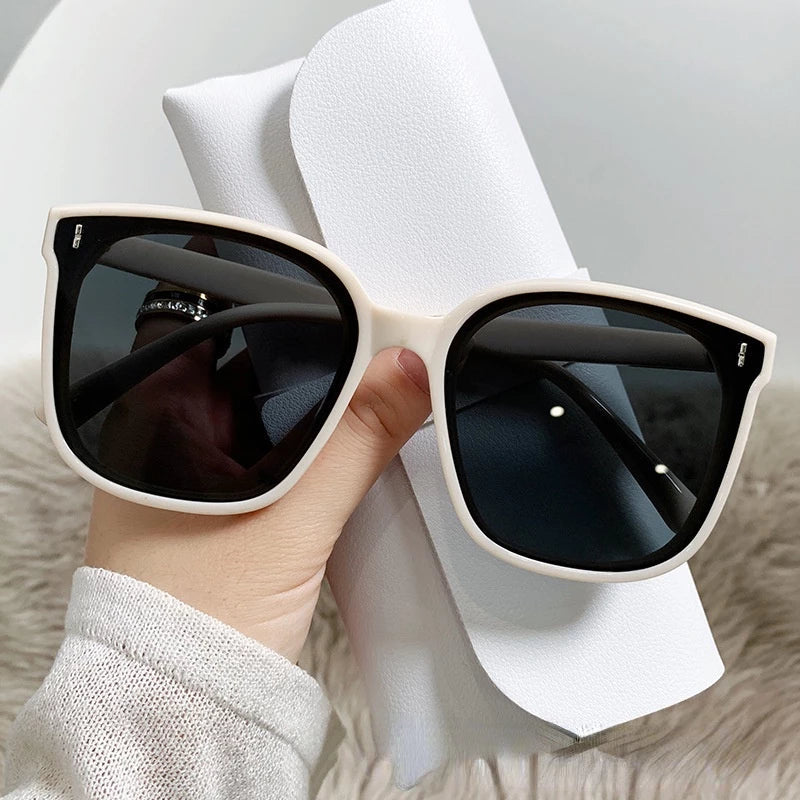 Oversized Retro Square Sunglasses for Men & Women