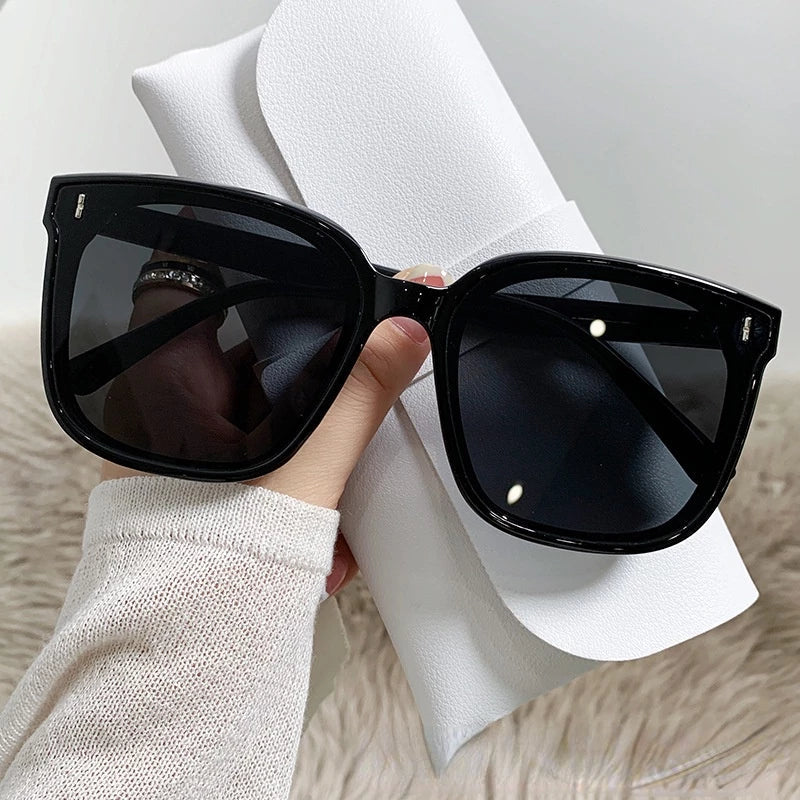 Oversized Retro Square Sunglasses for Men & Women