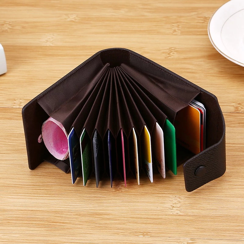 Multi-Card Slot PU Leather Wallet