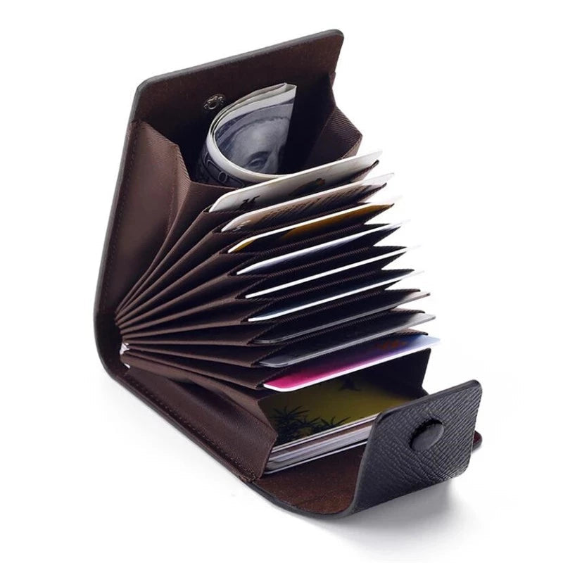 Multi-Card Slot PU Leather Wallet