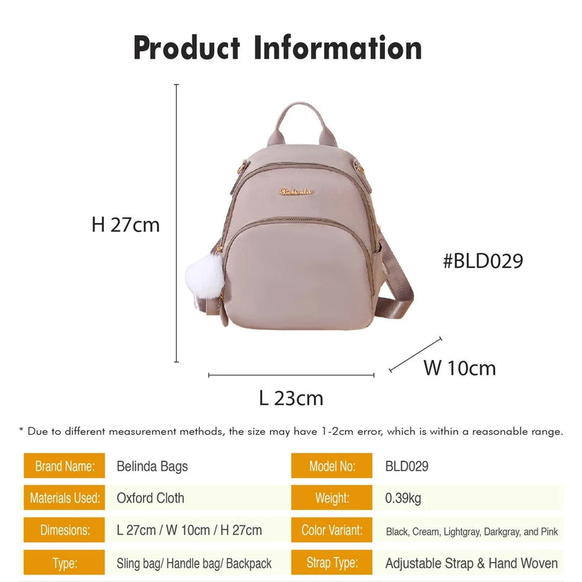 Korean-Style Mini Backpack