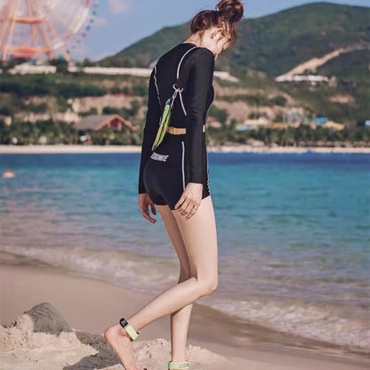 Two-Piece Long Sleeve Padded Rash Guard