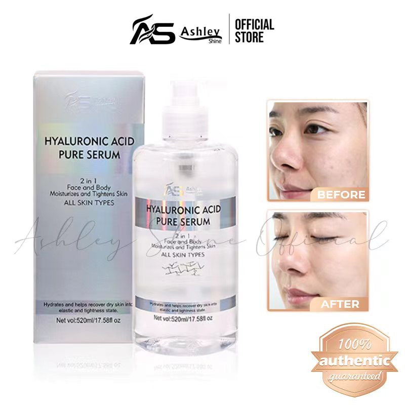 ASHLEY SHINE Hyaluronic & ASHLEY SHINE Niacinamide Pure Serum 520ml