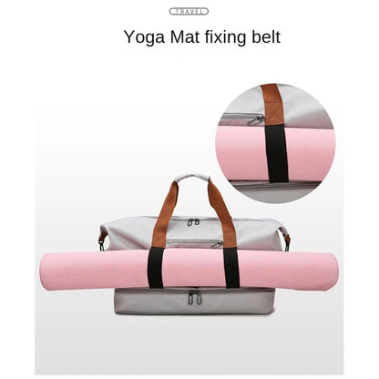 Large Capacity Travel Duffle Bag with Shoe Compartment