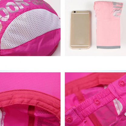 Unisex Sun Protection Cap with Face Mask Cover UPF 50+