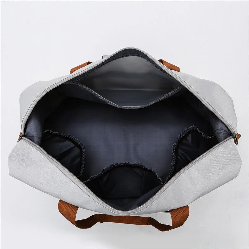 Large Capacity Travel Duffle Bag with Shoe Compartment