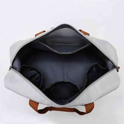 Large Capacity Travel Duffle Bag with Shoe Compartment