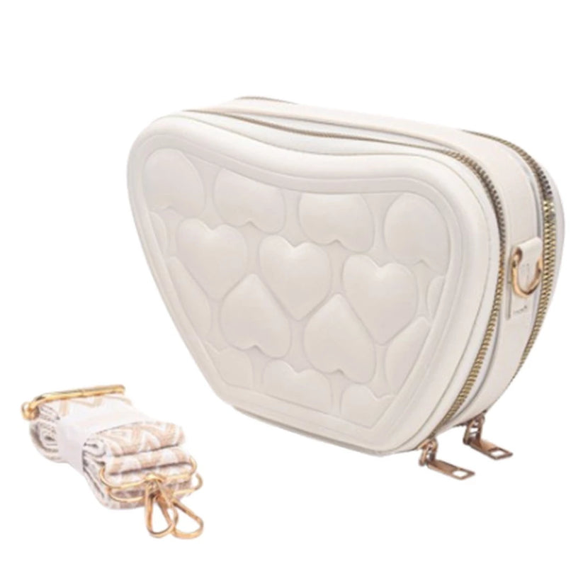 Heart Clutch Sling Bag