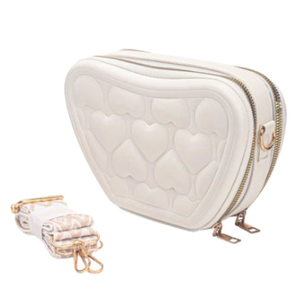 Heart Clutch Sling Bag