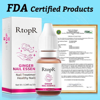 RtopR Ginger Antibacterial Nail Treatment