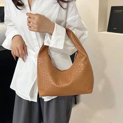 Mini Woven Hobo Handbag