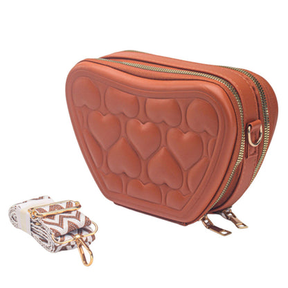 Heart Clutch Sling Bag