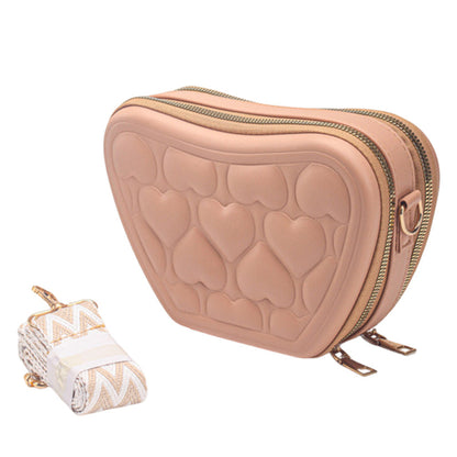 Heart Clutch Sling Bag