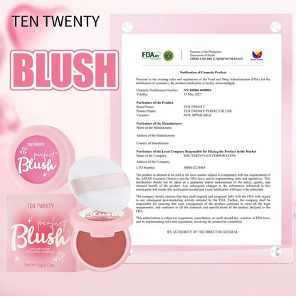 TEN TWENTY Waterproof Blush Powder