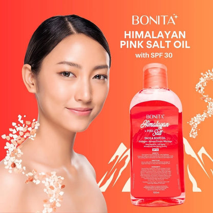 BUY 1 TAKE 1 | BONITA Himalayan Pink Salt Face and Body Oil with SPF 30