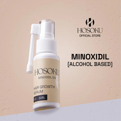 HOSOKU Minoxidil 5% Hair Growth Serum Alcohol Based 30ML