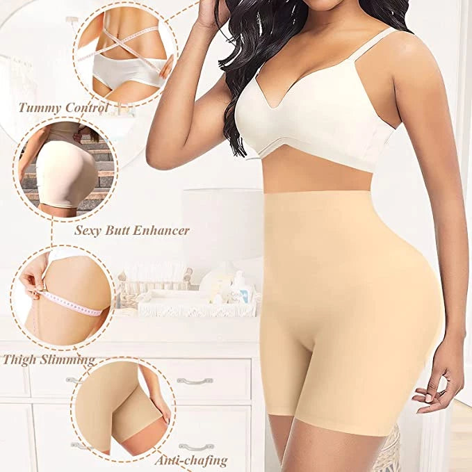 Seamless High Waist Butt Padded Short