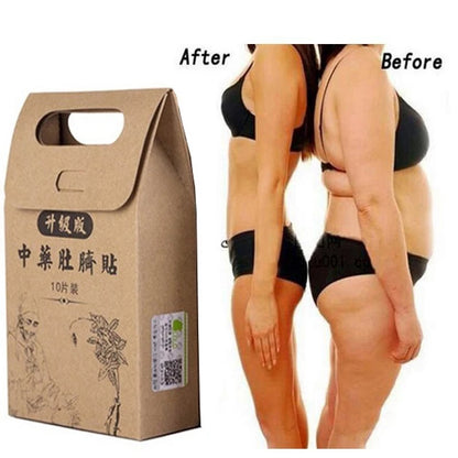 10Pcs Weight Loss Patches Slim Pads Burning Fat Detox Adhesive