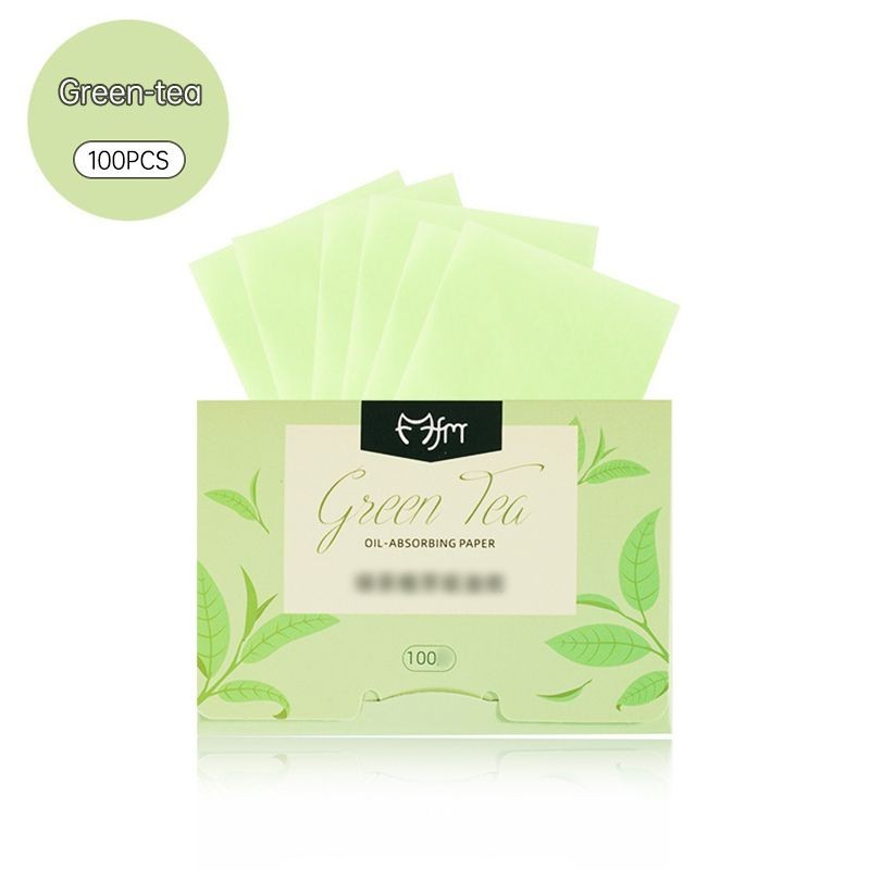 100 Sheets/Pack of High-Efficiency Oil Blotting Paper