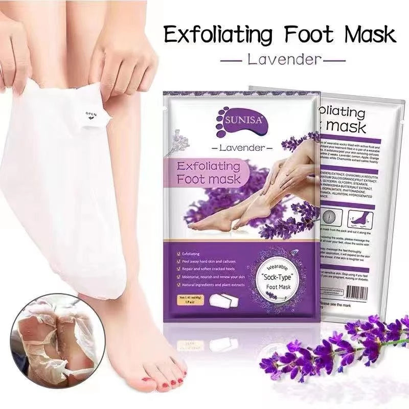 SUNISA Exfoliating Foot Mask 3 PACKS!