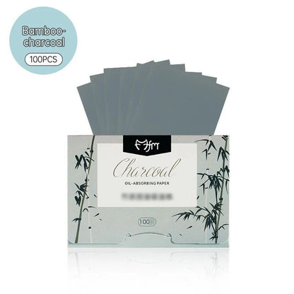 100 Sheets/Pack of High-Efficiency Oil Blotting Paper