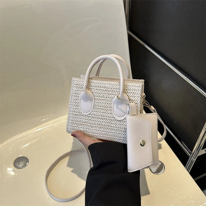 2-IN-1 Woven Sling Bag & Wallet Set