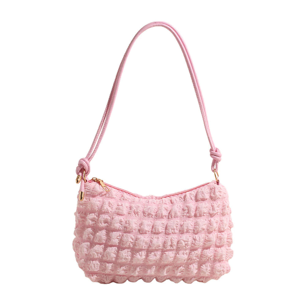 Soft Pleated Bubble Bag