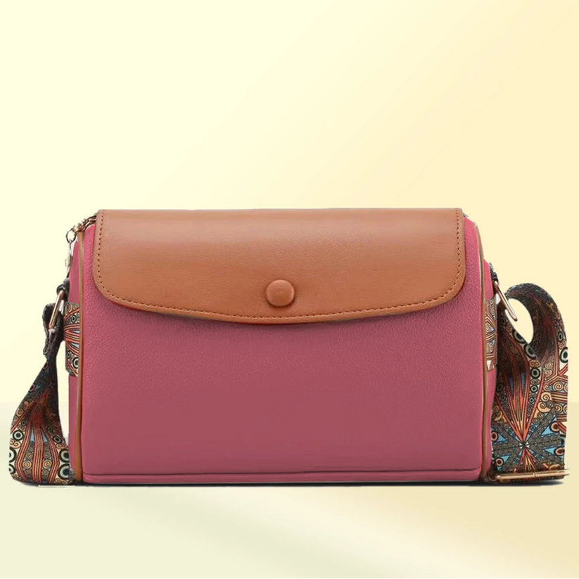 Double Lock Monogram Ladies Fashion Shoulder Bag