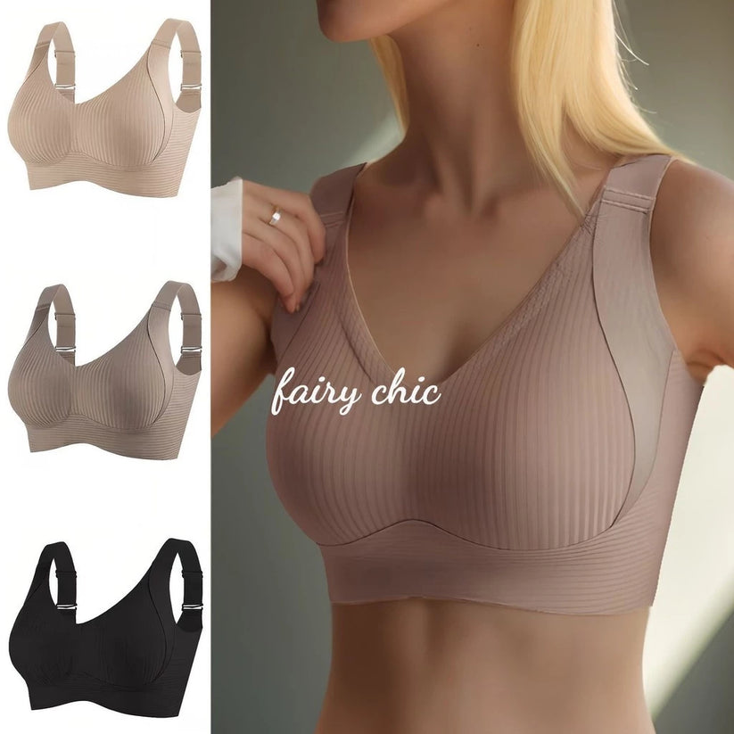 Plus Size/Big Breast Anti Sagging Seamless Bra