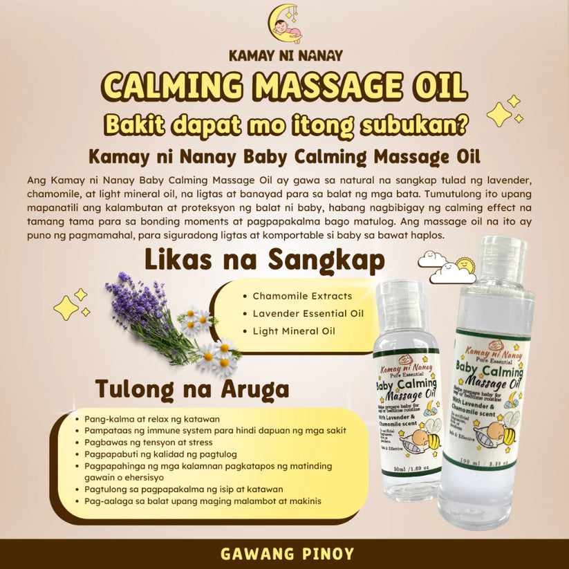 KAMAY NI NANAY Calming Massage Oil