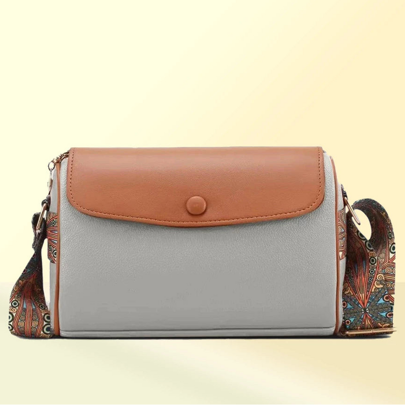 Double Lock Monogram Ladies Fashion Shoulder Bag