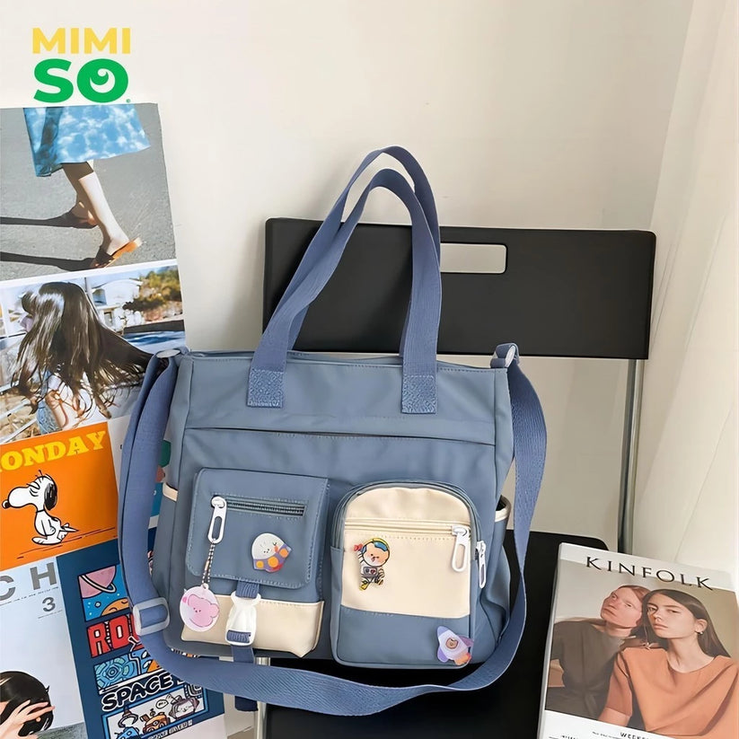 Nylon Messenger Crossbody Shoulder Sling Bag