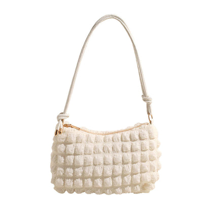 Soft Pleated Bubble Bag