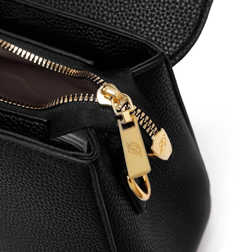 Prestige Classic Structured Top-Handle Bag