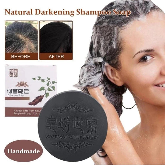 Polygonum Multiflorum for Repair & Natural Black Hair Shampoo Bar