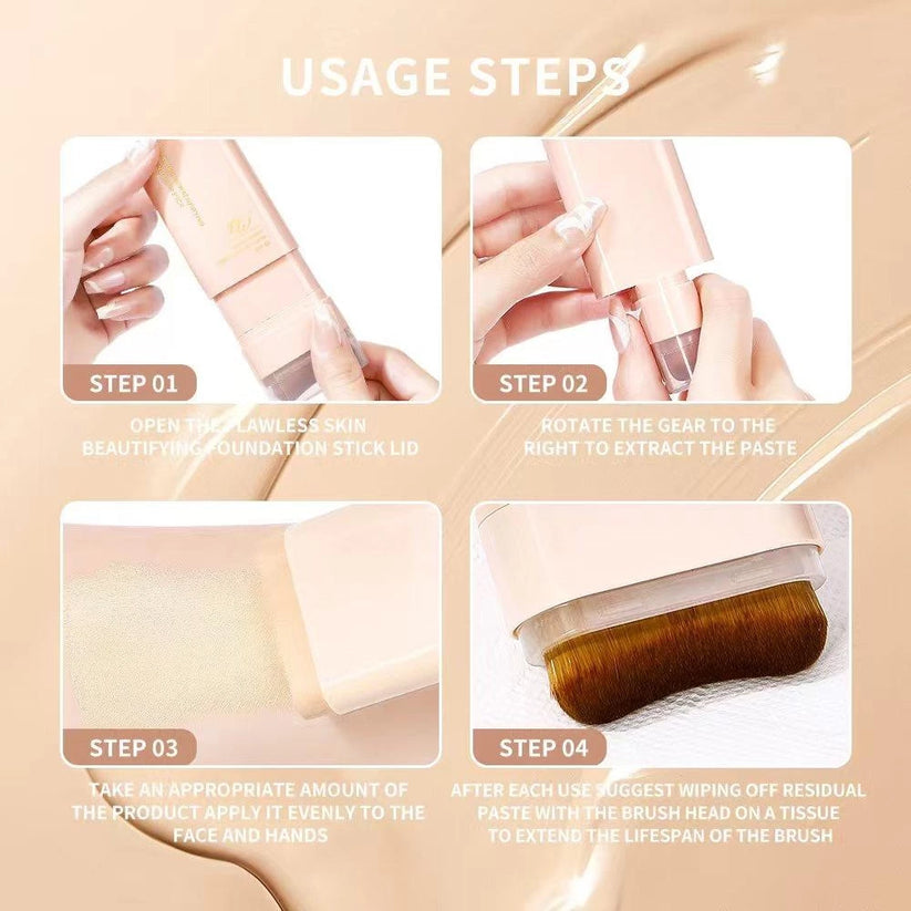 DW Foundation Stick with SPF50 – Flawless Coverage & Sun Protection in One Swipe!