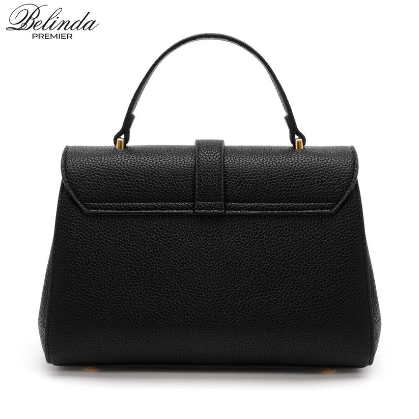Prestige Classic Structured Top-Handle Bag