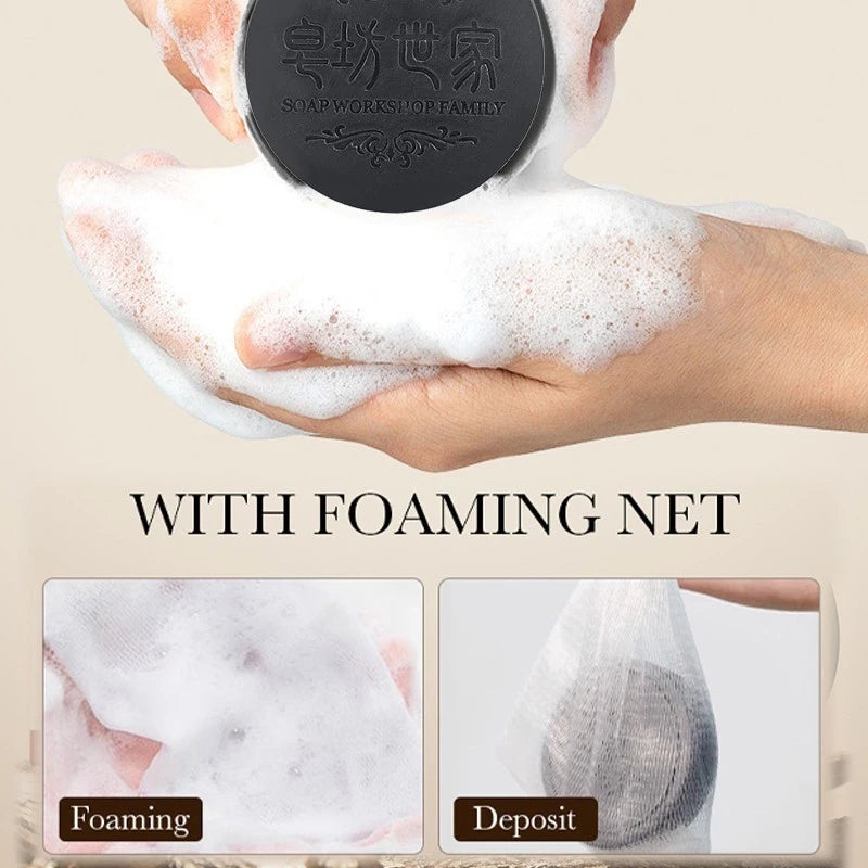 Polygonum Multiflorum for Repair & Natural Black Hair Shampoo Bar