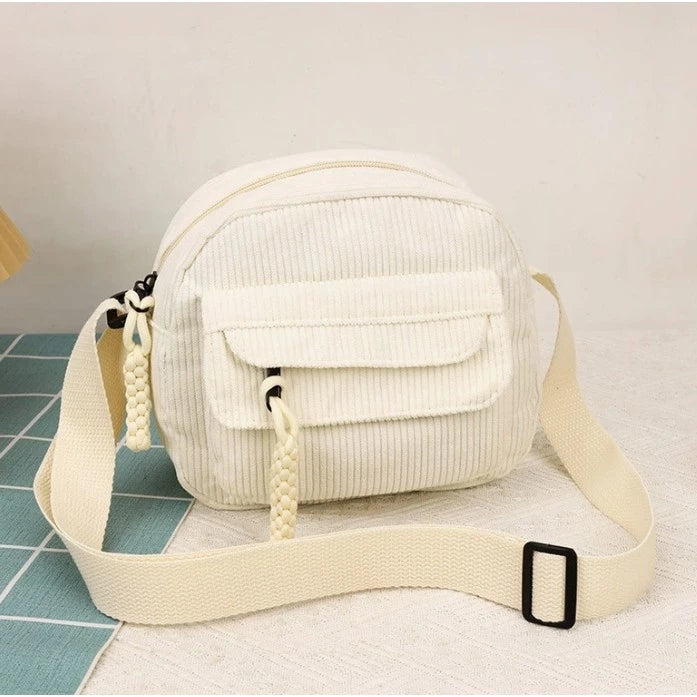 Corduroy Crossbody Bag